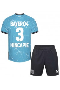 Fotbalové Dres Bayer Leverkusen Piero Hincapie #3 Dětské Třetí Oblečení 2023-24 Krátký Rukáv (+ trenýrky)